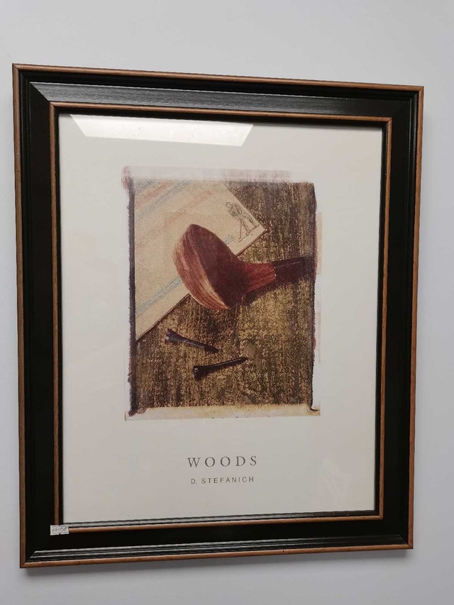 Golf framed arts, iron/wood, 2/set - photo 2
