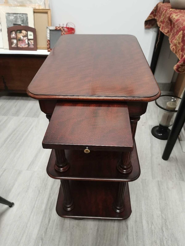 Vintage Tea Cart mahogany spectacular - photo 2