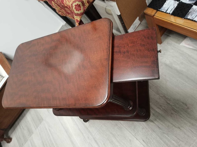 Vintage Tea Cart mahogany spectacular - photo 5