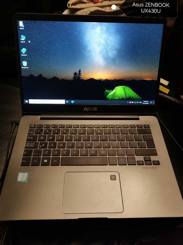 Asus Zenbook UX430U 14" ultra thin, great for traveling