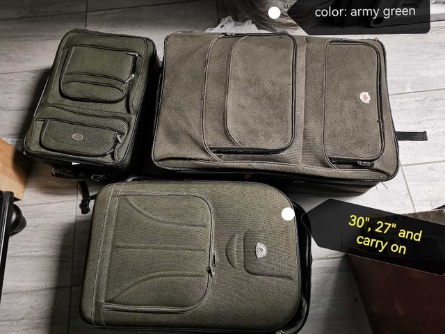 Luggage Set, large, medium and carry on