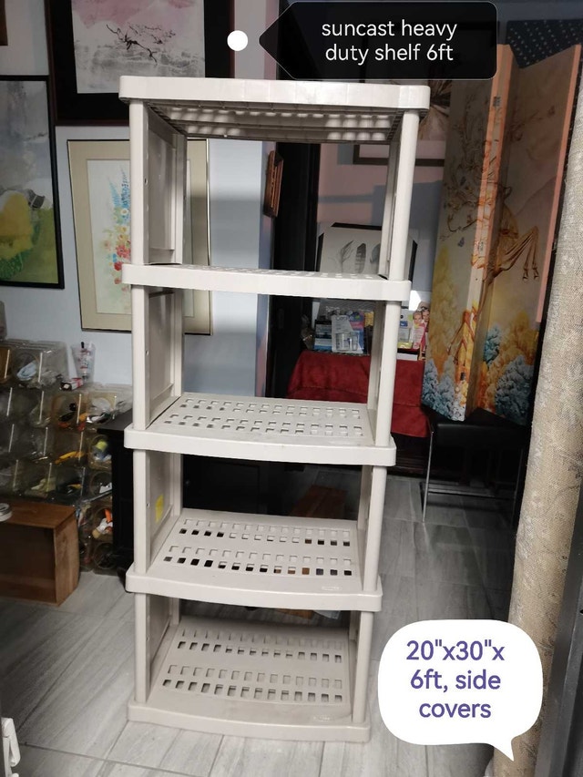 Suncast Heavy Duty Shelf with side cover