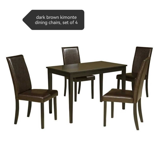 Kimonte Dining Chairs set of 4, high back - photo 3