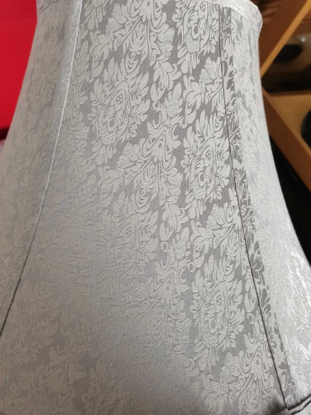 Lamp Shade like new embossed grey - photo 2