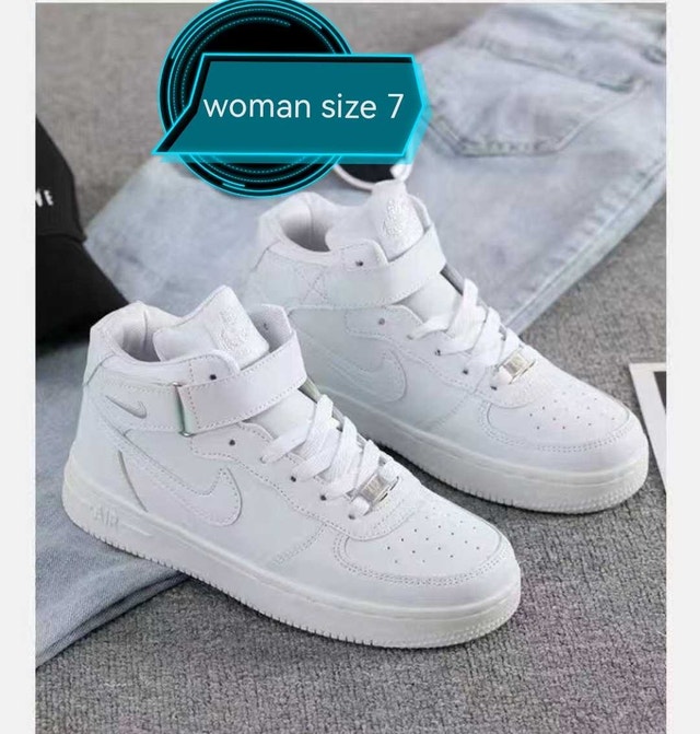 Nike Air Force 1 Mid white woman 7 - photo 3