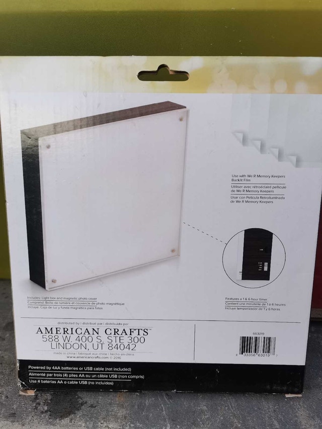 We R Lightbox Photo Frame nib - photo 2