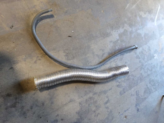 washer drain Hose and dryer vent pipe