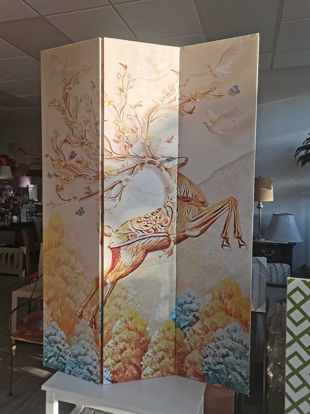 Folding Room Divider trifold, 120cm x180cm height - photo 3