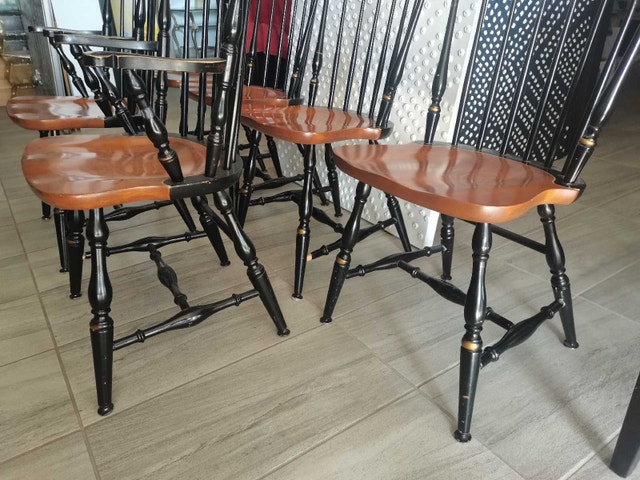 HITCHCOCK HARVEST CHAIRS, set of 6 - photo 2