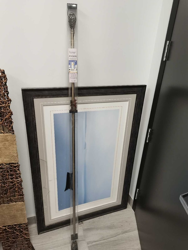 metal Curtain Pole brand new long 66"x120"