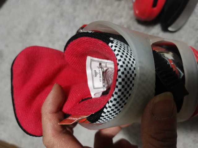 Lightning Mcqueen Ice Skates adjustable 27-30 - photo 2