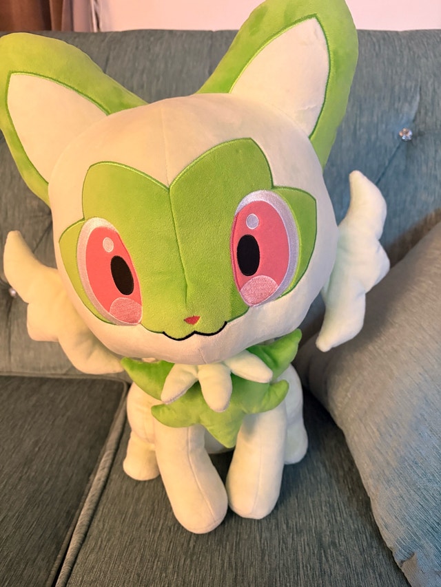 POKEMON LIFE SIZED PLUSH SPRIGATITO - photo 3