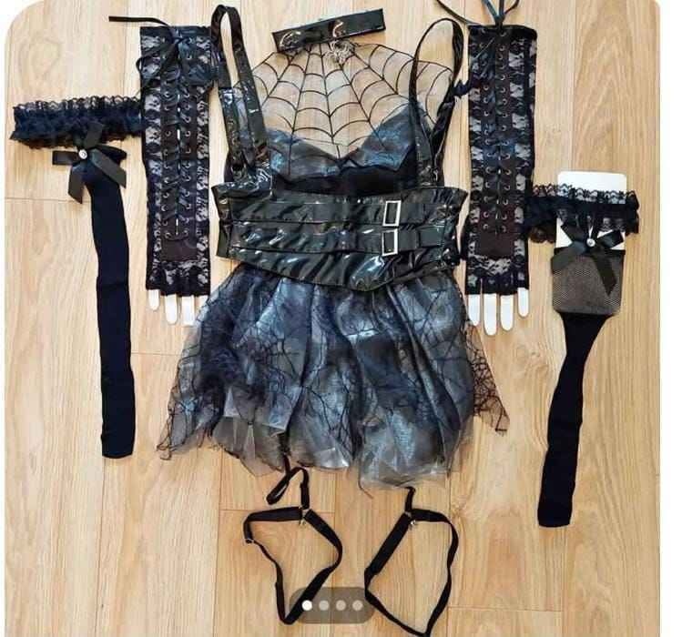 Halloween Spider Lady costume set with whip (Size Small) 🕷️ - photo 2