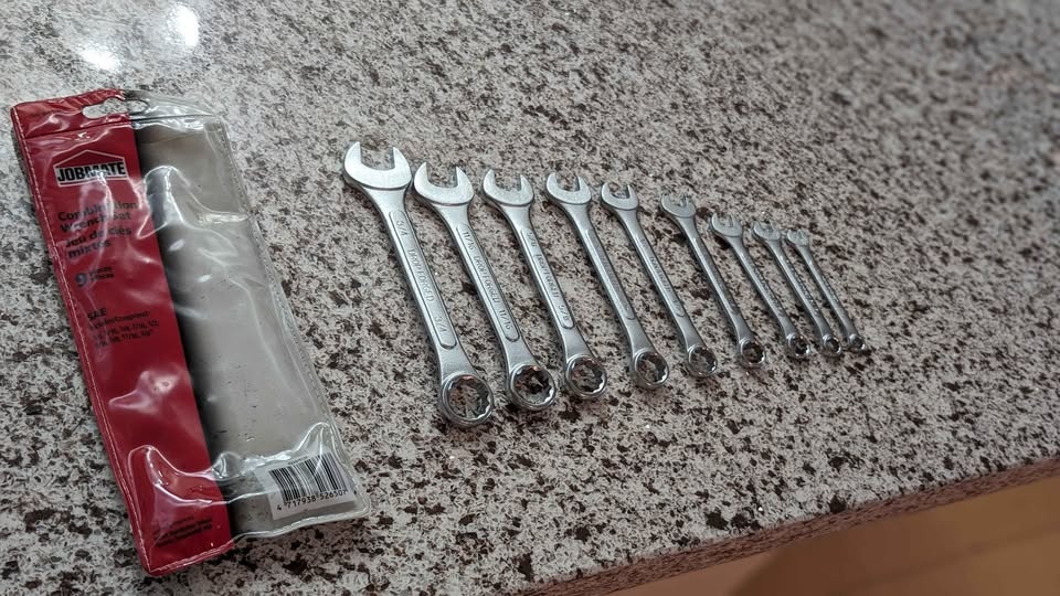 Jobmate Wrench Set 9 pieces SAE - photo 2
