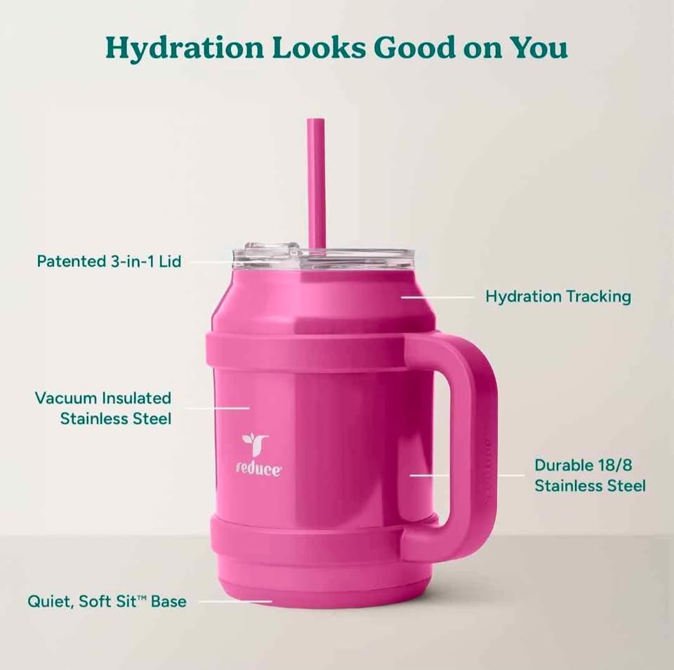 Reduce 18/8 Stainless Steel Insulated Mug - Pink - photo 4