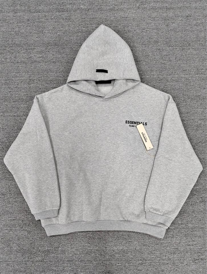 Grey Essentials Fear Of God Hoodie