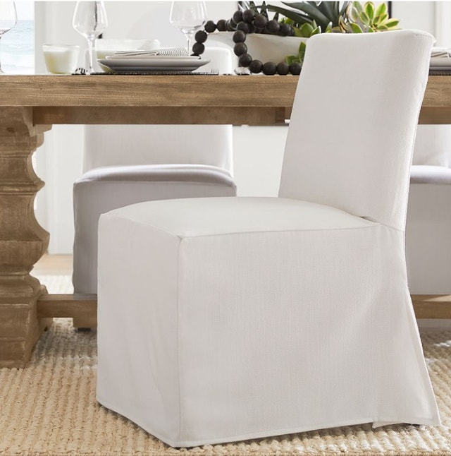 luxury 4 pcs/set pottery barn long sleeves dinning chairs