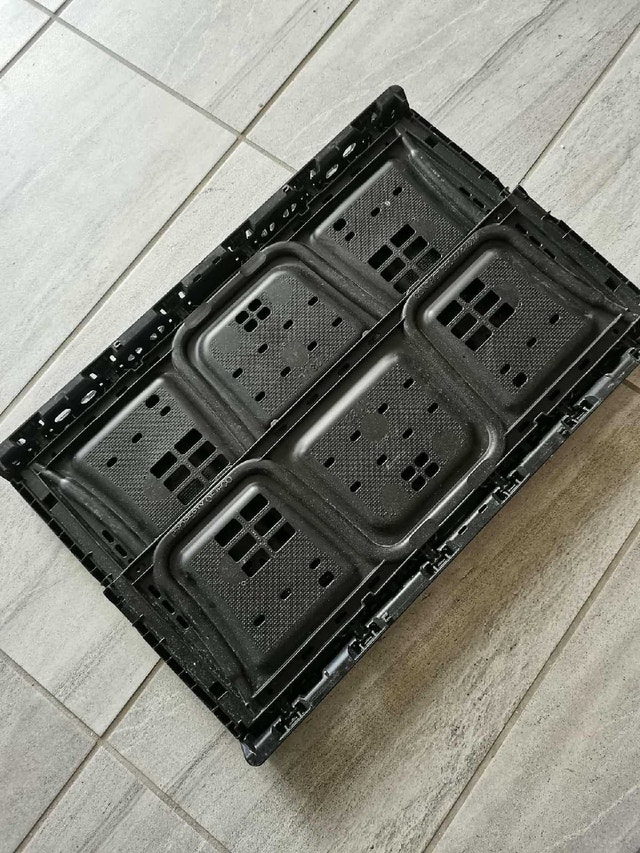 shopping or storage crate 23L,easy carry - photo 2