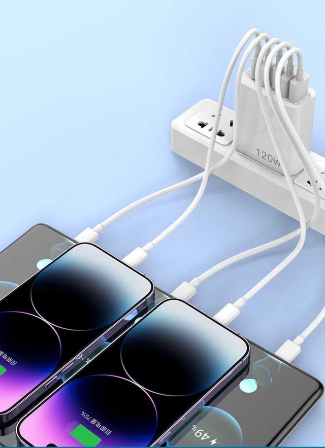 brand new power charging adaptor, 5 outlet - photo 3