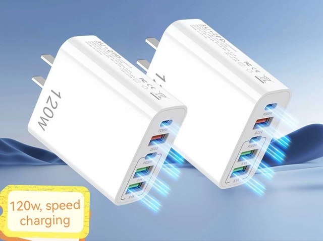 brand new power charging adaptor, 5 outlet - photo 4