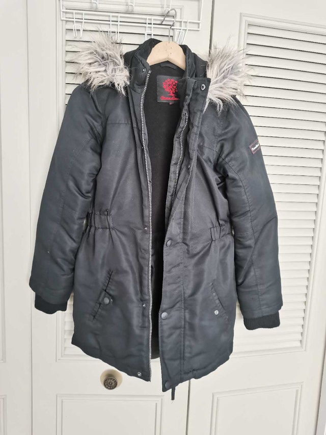 woman winter jacket , black , S, CANADIAN