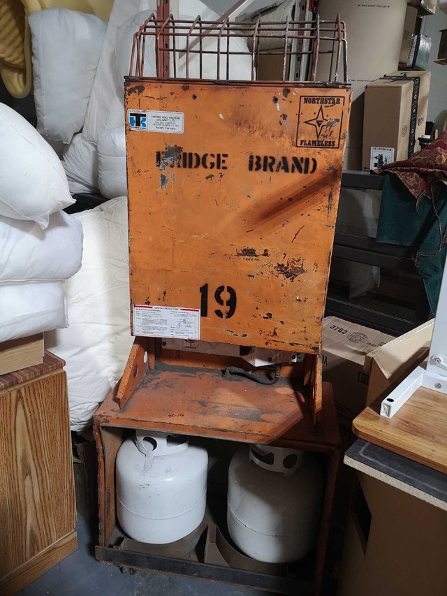 outdoor construction heater