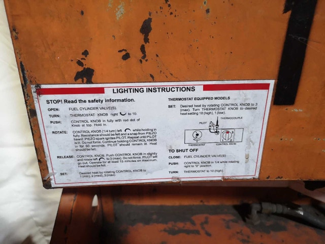 outdoor construction heater - photo 3