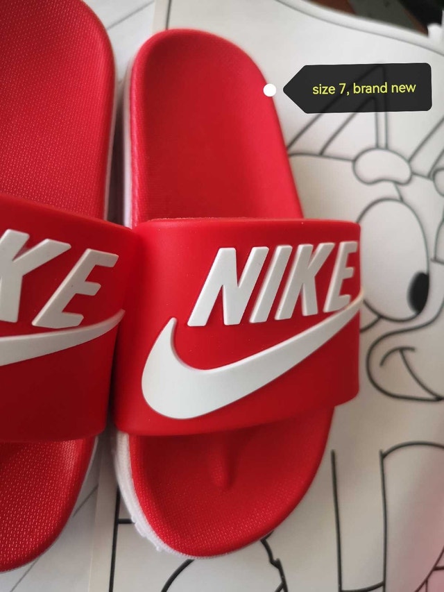 Nike Slides toddler size 7, brand new - photo 2