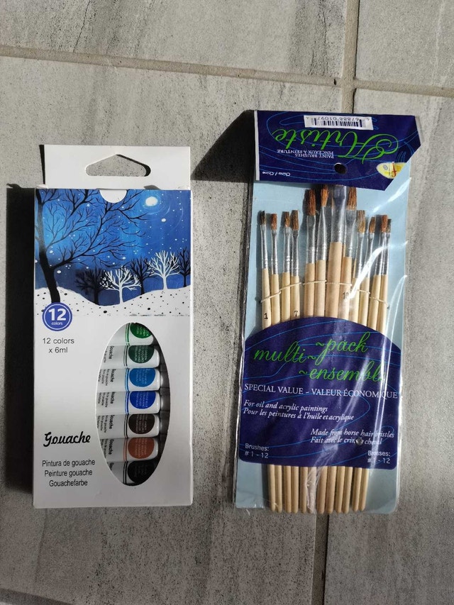 Artist's Loft Paint and Brush Set