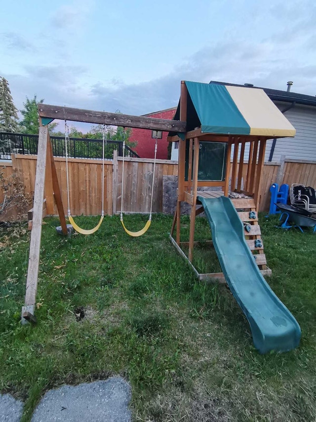KidKraft Playset with Swings and Slide