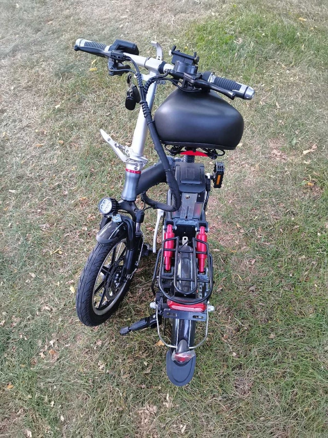 4 positions Folding Electric Bike, loaded,hydraulic - photo 3