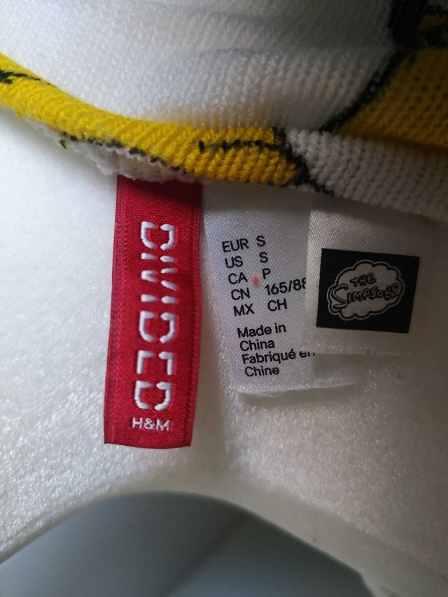 H&M Simpsons Top machine knitted,S - photo 2