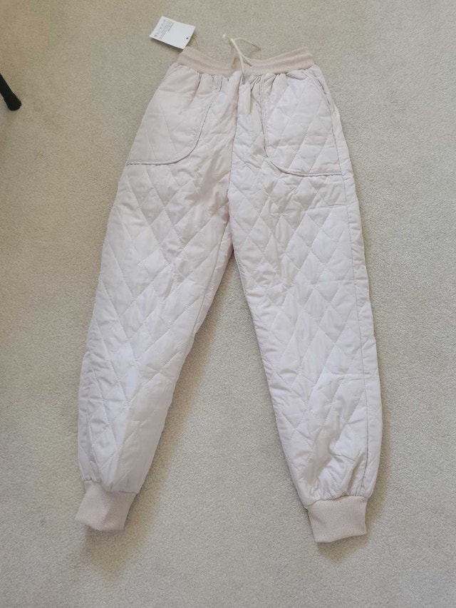 brand new winter quilted woman pants weater proof, M - photo 3