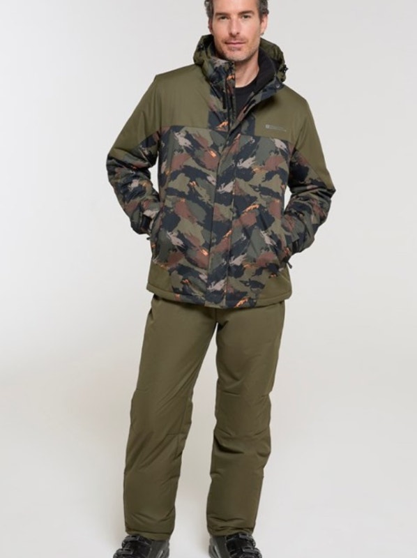 brand new mountain wareshoue camo -30 MEN ski set top n pants,M - photo 2