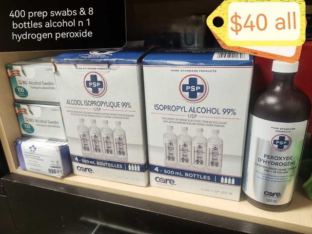 BD swaps, 99% isopropyl