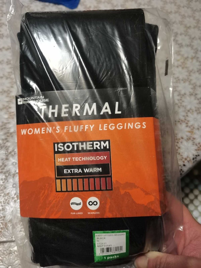 brand new woman fluffy leggings,blk, M