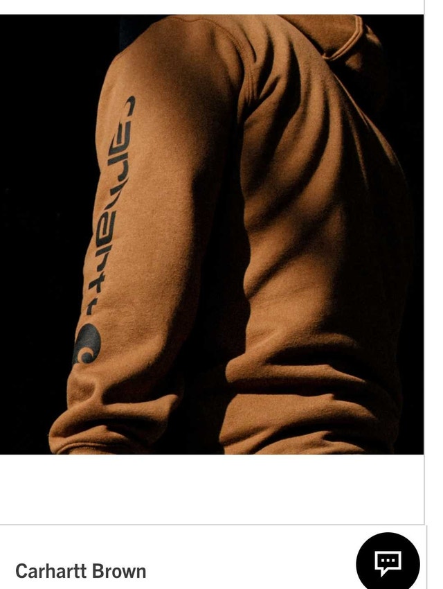 brand new men carhartt pullover hoodie logo - photo 3