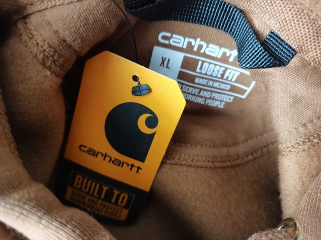 brand new men carhartt pullover hoodie logo - photo 5