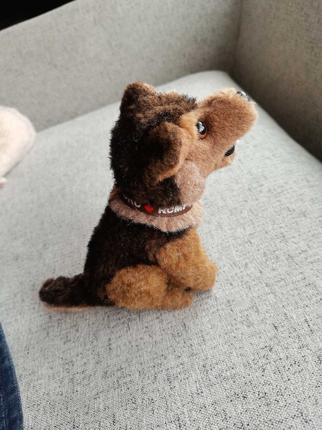 RCMP German Shepherd Dog JUSTICE Stuffed Plush 10” Police dog - photo 2