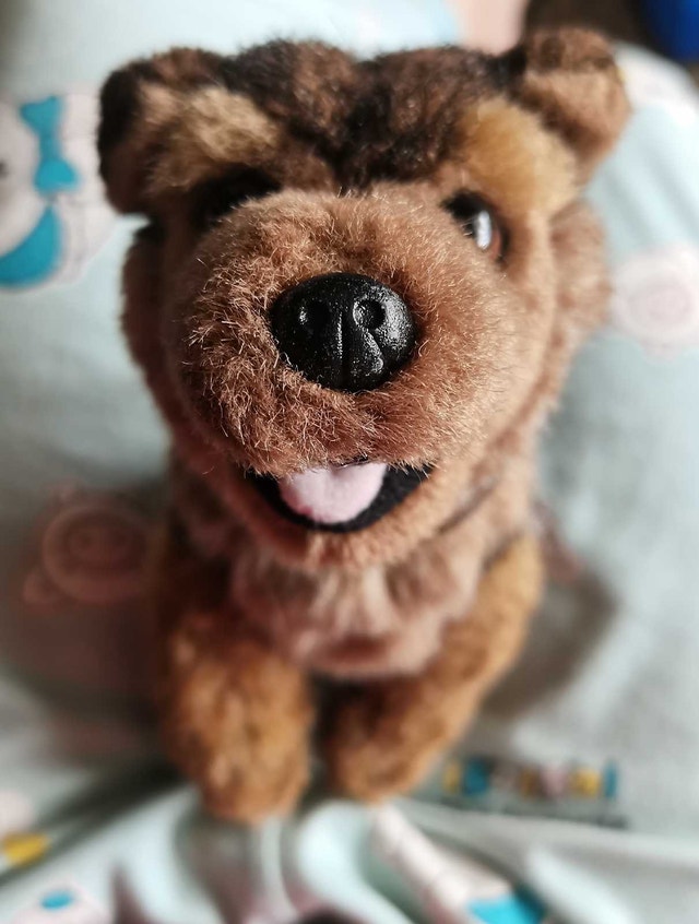 RCMP German Shepherd Dog JUSTICE Stuffed Plush 10” Police dog - photo 3