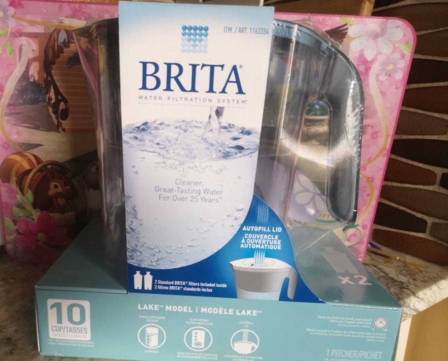 Brita Lake Water Filter Pitcher with filters