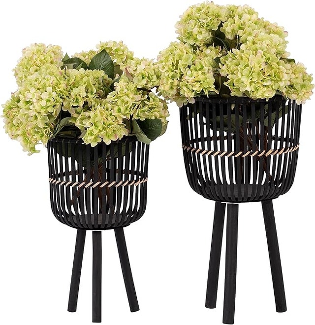 Brand new wicker planter stand 3/set 23",19" - photo 2