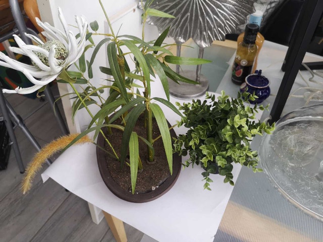 Potted Bamboo Arrangement and Euclyptus green - photo 2