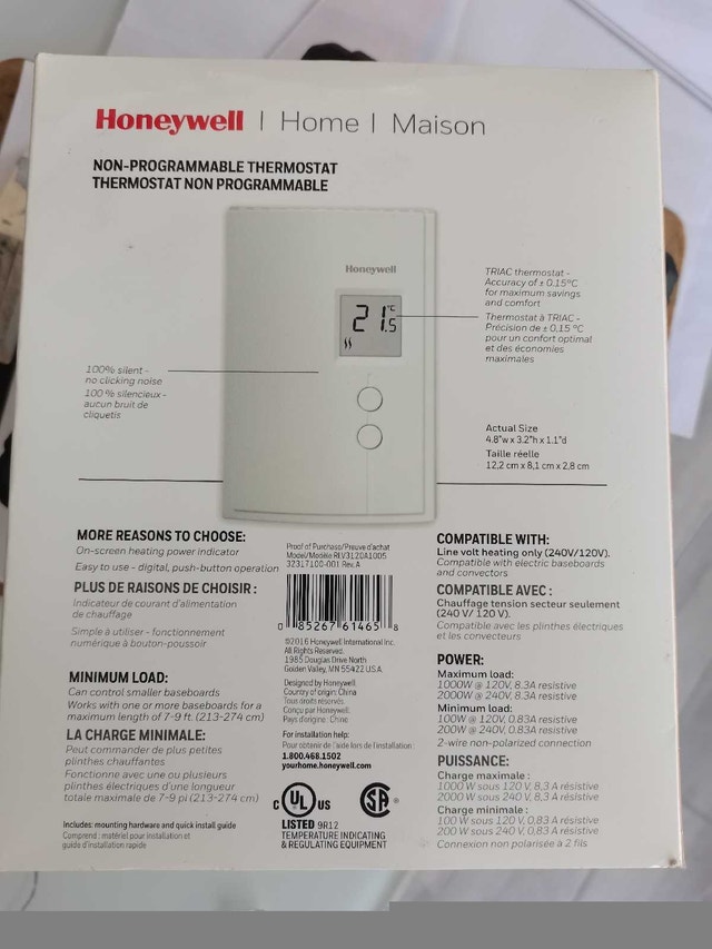 Honeywell Home Thermostat - photo 2
