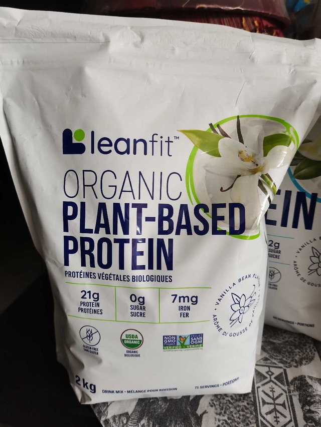 Leanfit Organic Plant-Based Protein vanilla