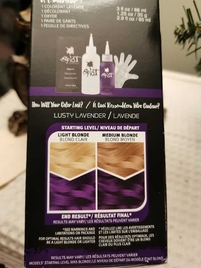 Splat Lusty Lavender Hair Dye, new in box, purple - photo 2