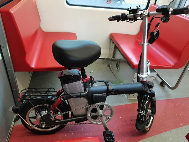 4 positions Folding Electric Bike, loaded,hydraulic - photo 4