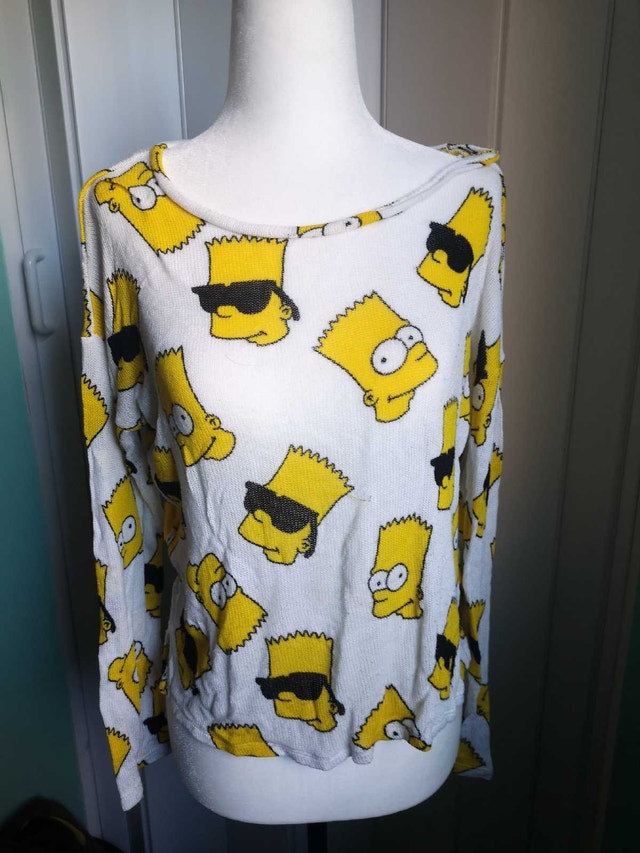 H&M Simpsons Top machine knitted,S