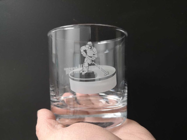 hockey logo Captain Morgan whisky Glasses - photo 4