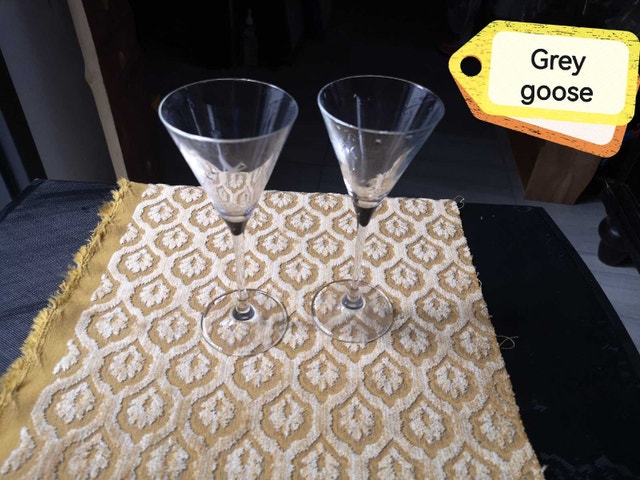 Grey Goose Glasses martini